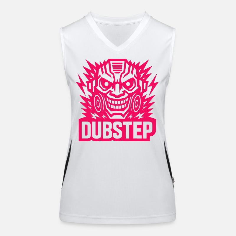 Dubstep Power Mask Funktionelles Kontrast-Tank Top für Frauen