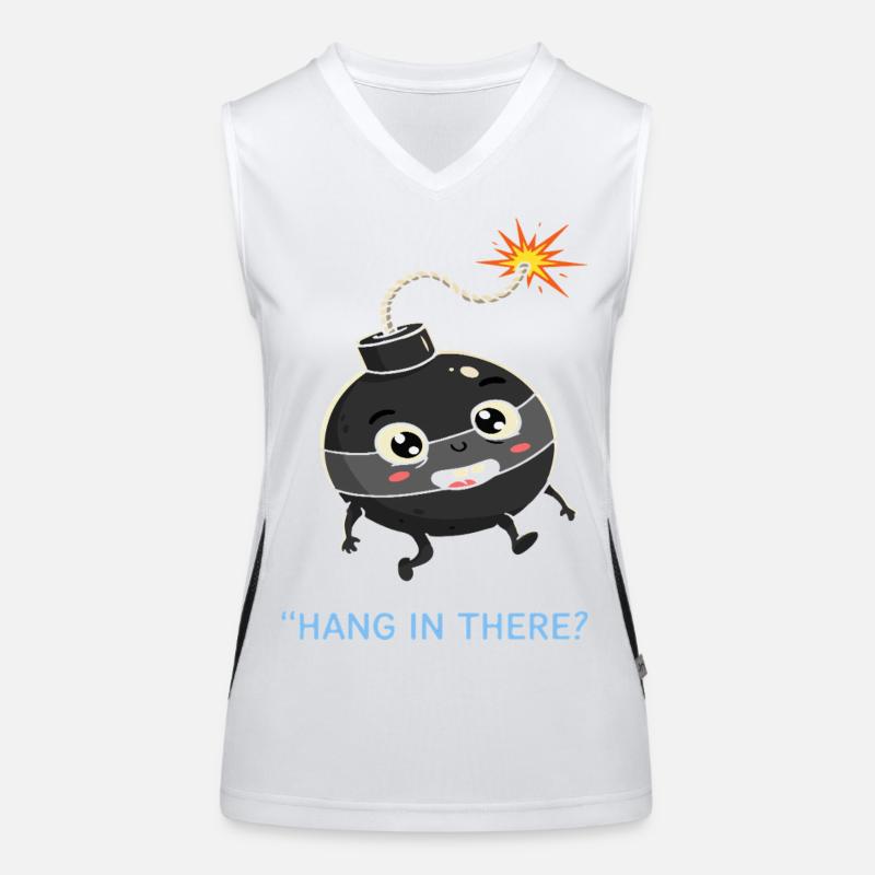 Lustiger Bomben-Sarkasmus Funktionelles Kontrast-Tank Top für Frauen