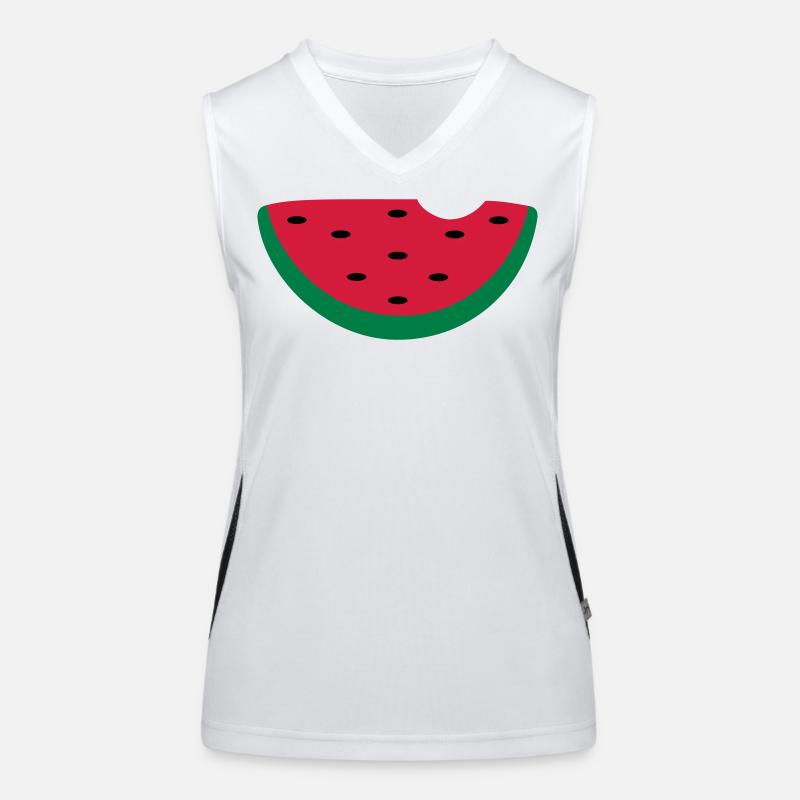 Melone Funktionelles Kontrast-Tank Top für Frauen