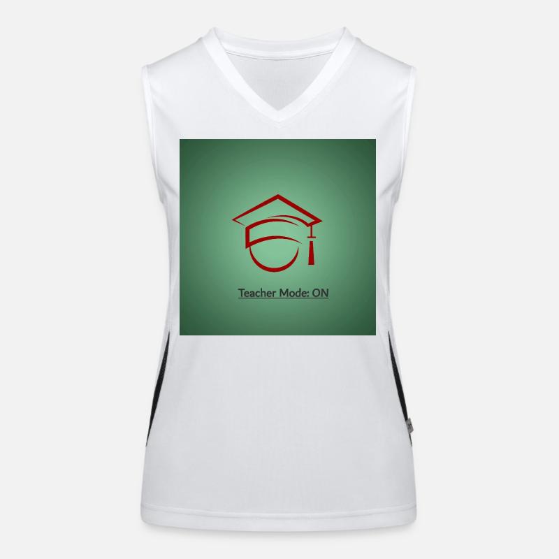 "T-shirt Knowledge is Power" Women's Functional Contrast Tank Top