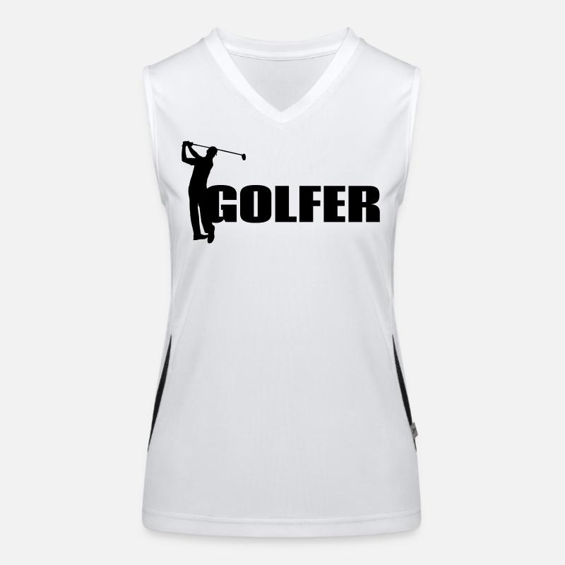 Golfeur Débardeur respirant contrasté Femme