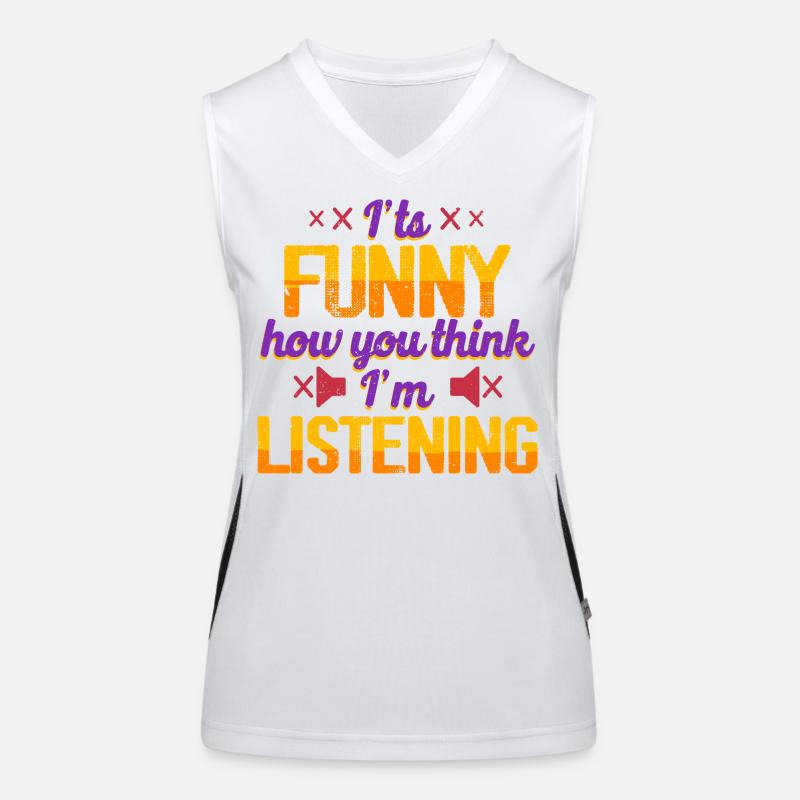 Deaf Deaf Hearing Impairment Women's Functional Contrast Tank Top