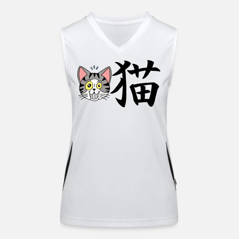 Chat manga Débardeur respirant contrasté Femme
