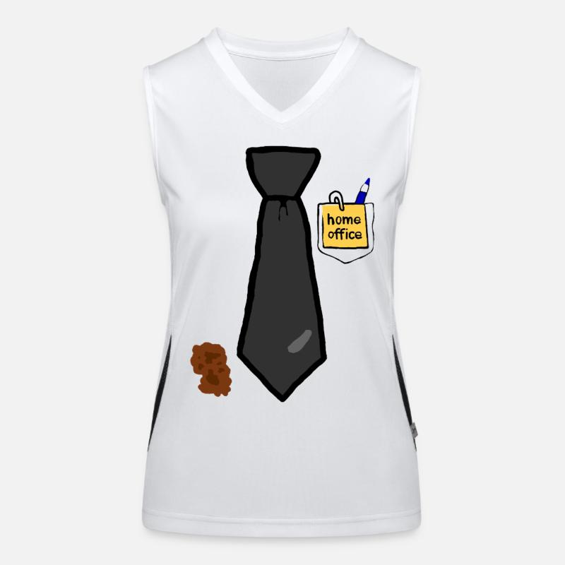 Homeoffice Fun Krawatte  Funktionelles Kontrast-Tank Top für Frauen