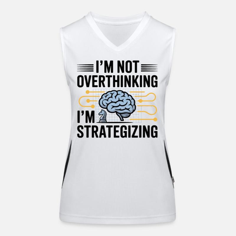 I'm not a brooder, I'm strategy Women's Functional Contrast Tank Top