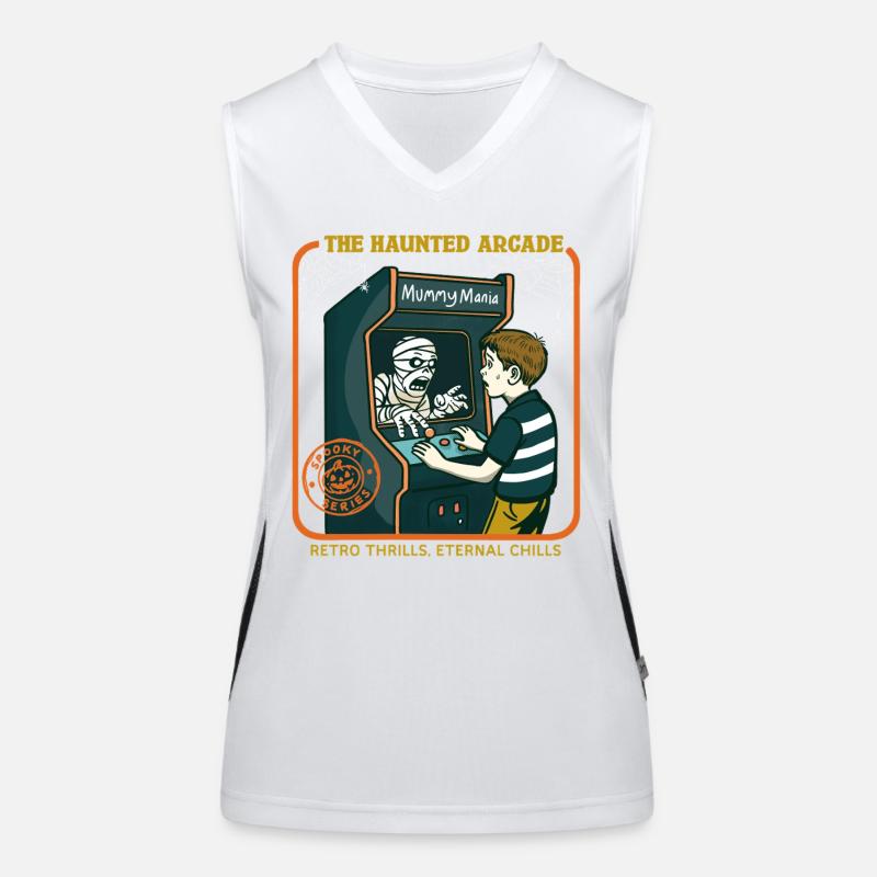 The Haunted Arcade Women's Functional Contrast Tank Top