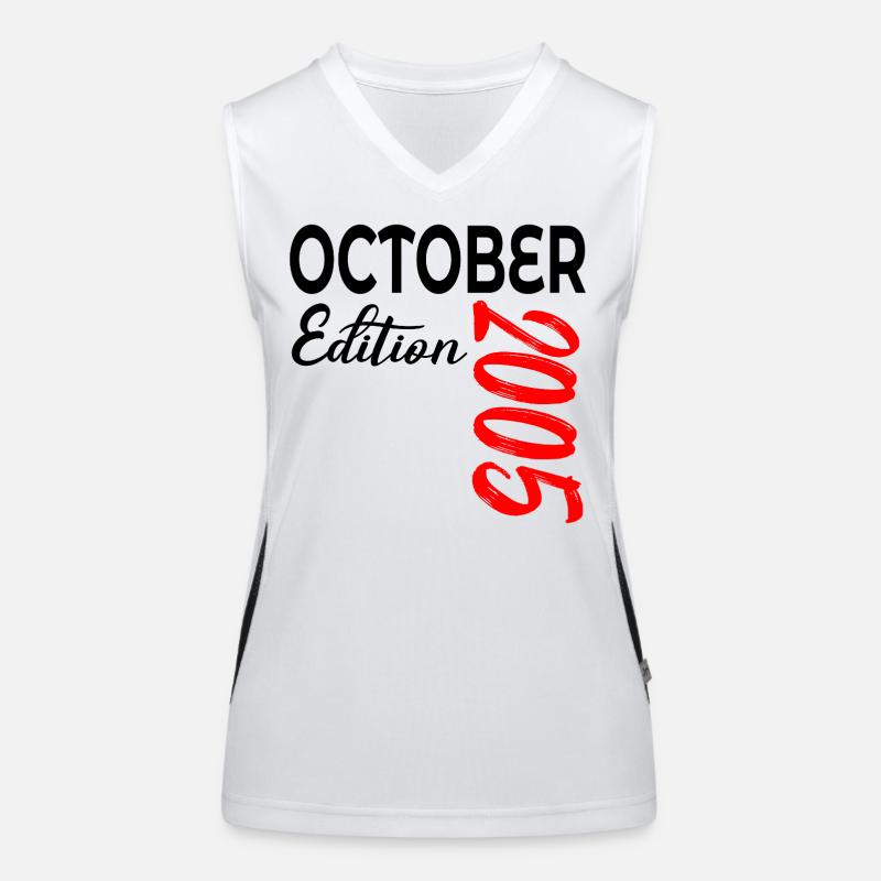 21st BIRTHDAY 2005 OCTOBER Women's Functional Contrast Tank Top