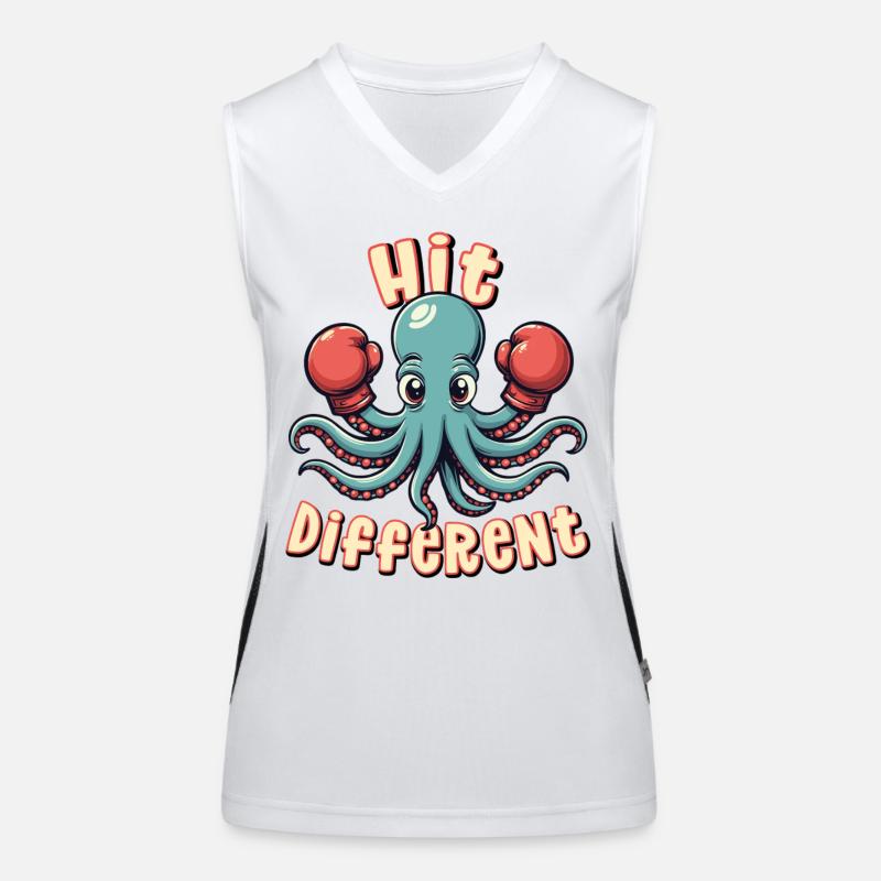 Frapper différemment Débardeur respirant contrasté Femme