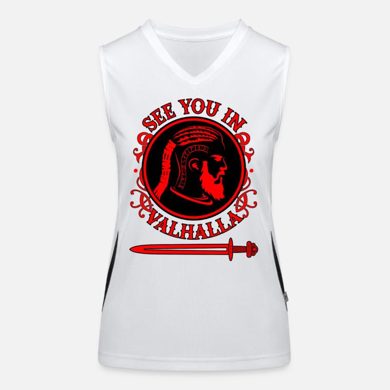 Rendez-vous au Valhalla Warrior Débardeur respirant contrasté Femme