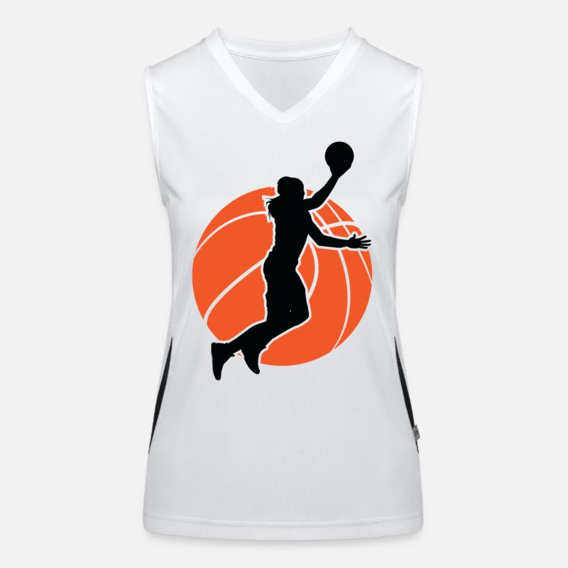 Basketball Funktionelles Kontrast-Tank Top für Frauen