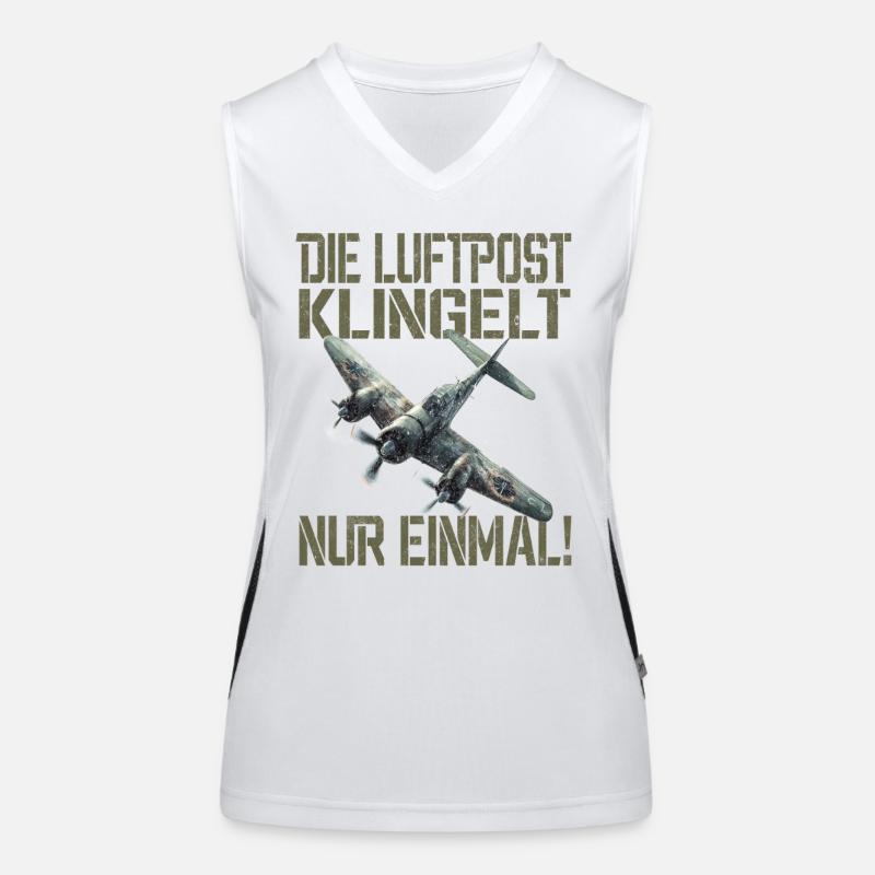 Airmail only rings once Plane Women's Functional Contrast Tank Top