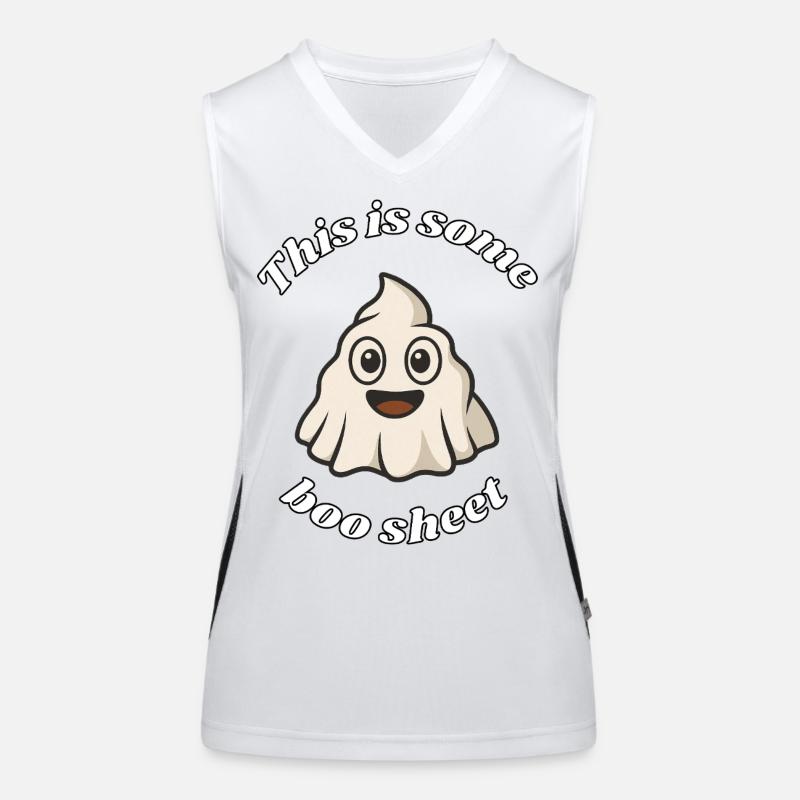 Boo sheet Women's Functional Contrast Tank Top
