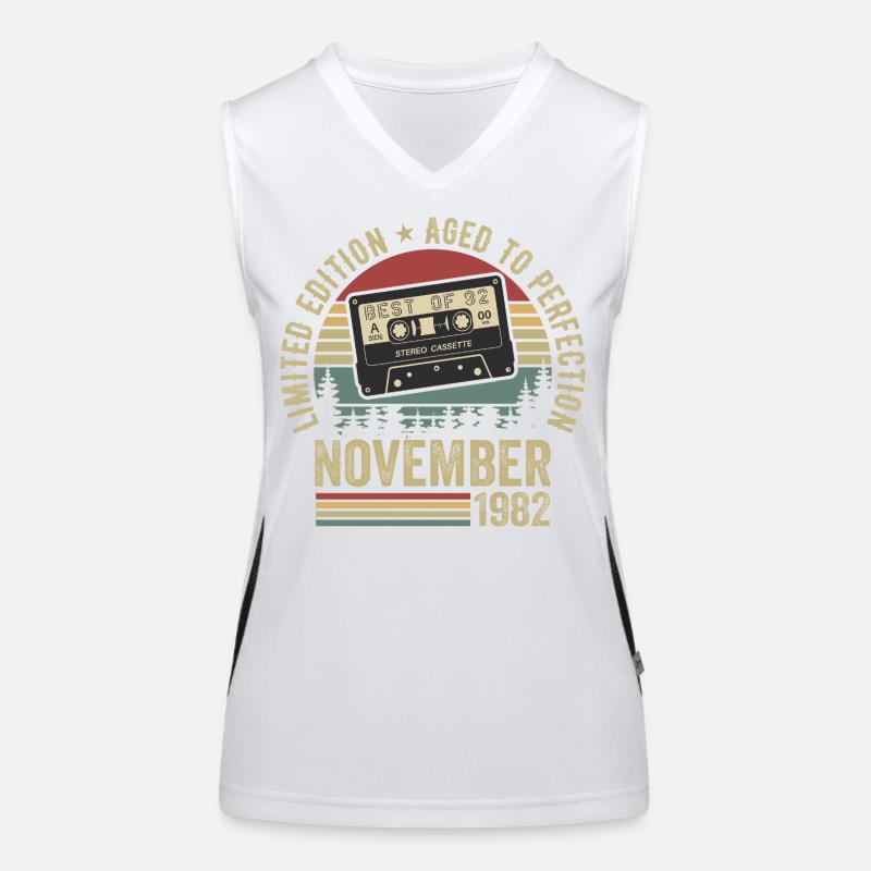 November 1982 Women's Functional Contrast Tank Top