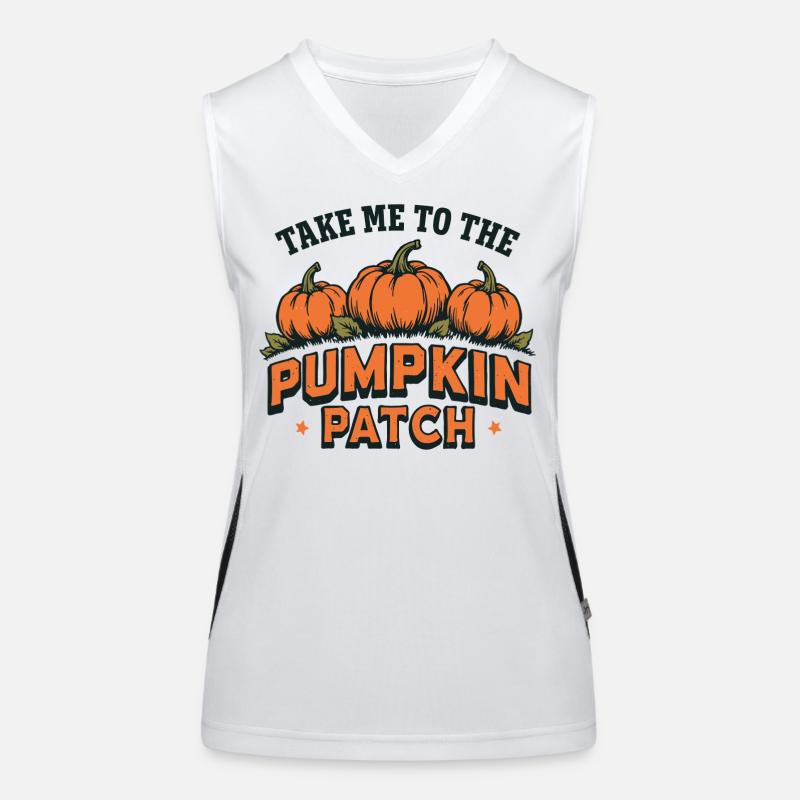 Take me to the pumpkin patch Women's Functional Contrast Tank Top