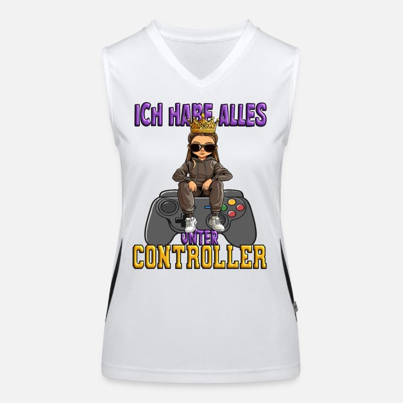 I have everything under controller - gaming Women's Functional Contrast Tank Top
