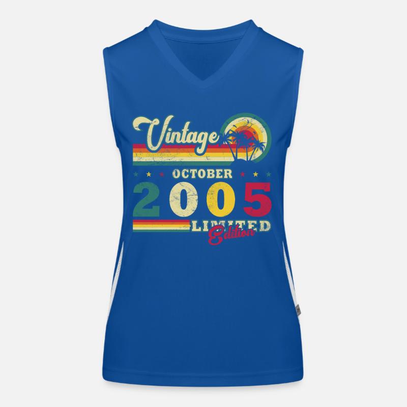 2005 October 2005 Jubilee October 2005 Women's Functional Contrast Tank Top