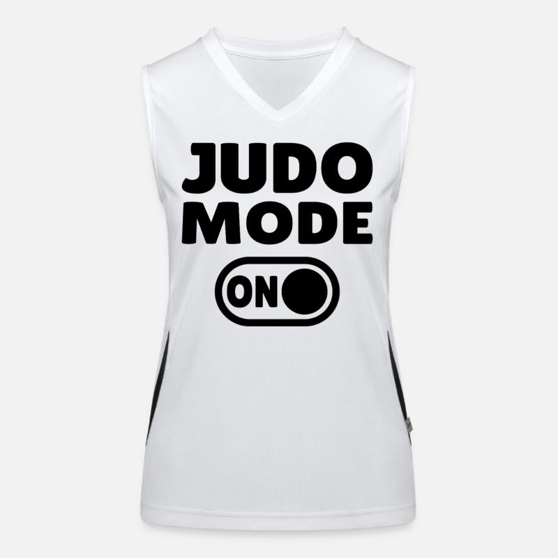 Judo Mode ON – Stärke, Disziplin & Kampfgeist Débardeur respirant contrasté Femme