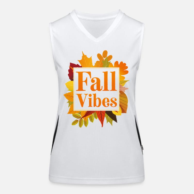 Fall Vibes Women's Functional Contrast Tank Top