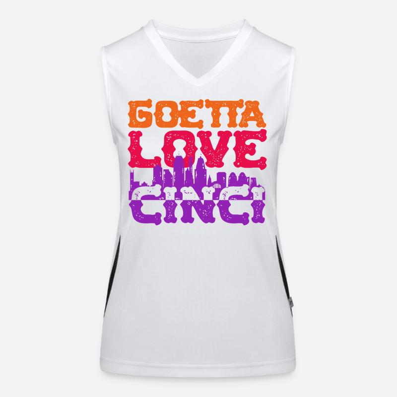 Saucisse Goetta Love Cinci Débardeur respirant contrasté Femme