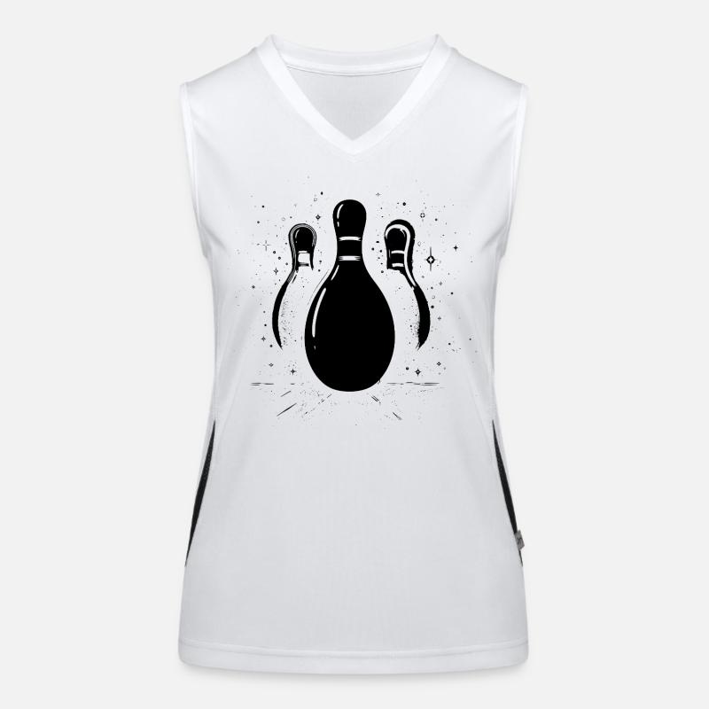 Bowling Game Women's Functional Contrast Tank Top