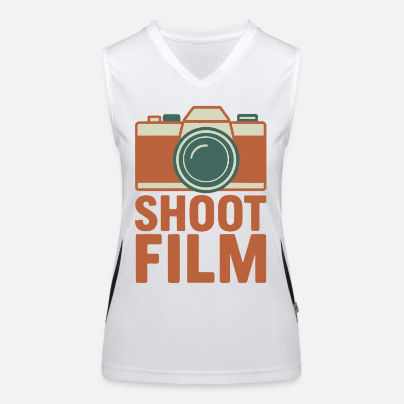 Shoot Film Retro Camera Women's Functional Contrast Tank Top