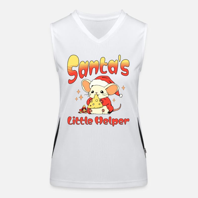 Weihnachtsmann Outfit perfekte Geschenkidee Funktionelles Kontrast-Tank Top für Frauen