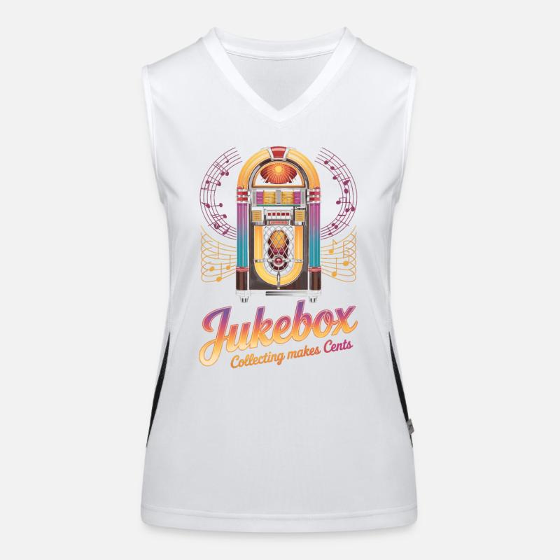 Jukebox Collectors Jukebox Collecting Makes Cents Women's Functional Contrast Tank Top