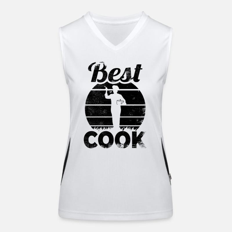 Cuire Débardeur respirant contrasté Femme