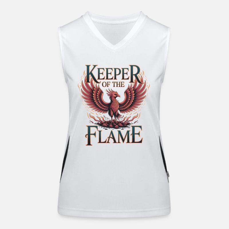 Phönix – Keeper of the Flame Funktionelles Kontrast-Tank Top für Frauen