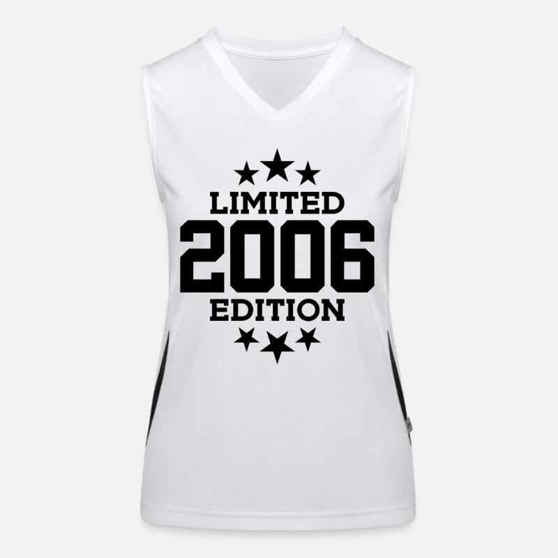 LIMITED EDITION 2006 20. GEBURTSTAG Funktionelles Kontrast-Tank Top für Frauen