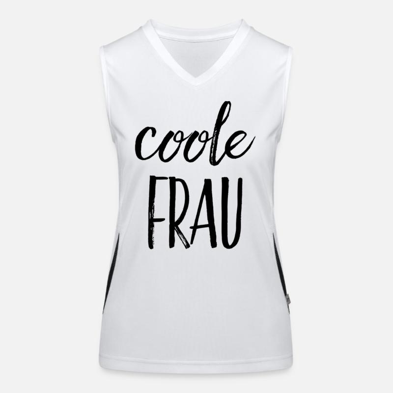 Coole Frau Funktionelles Kontrast-Tank Top für Frauen