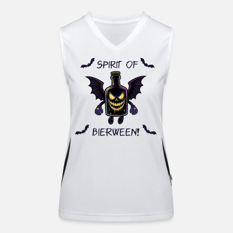 Geist von Bierween! Party & Festivals Halloween  Funktionelles Kontrast-Tank Top für Frauen