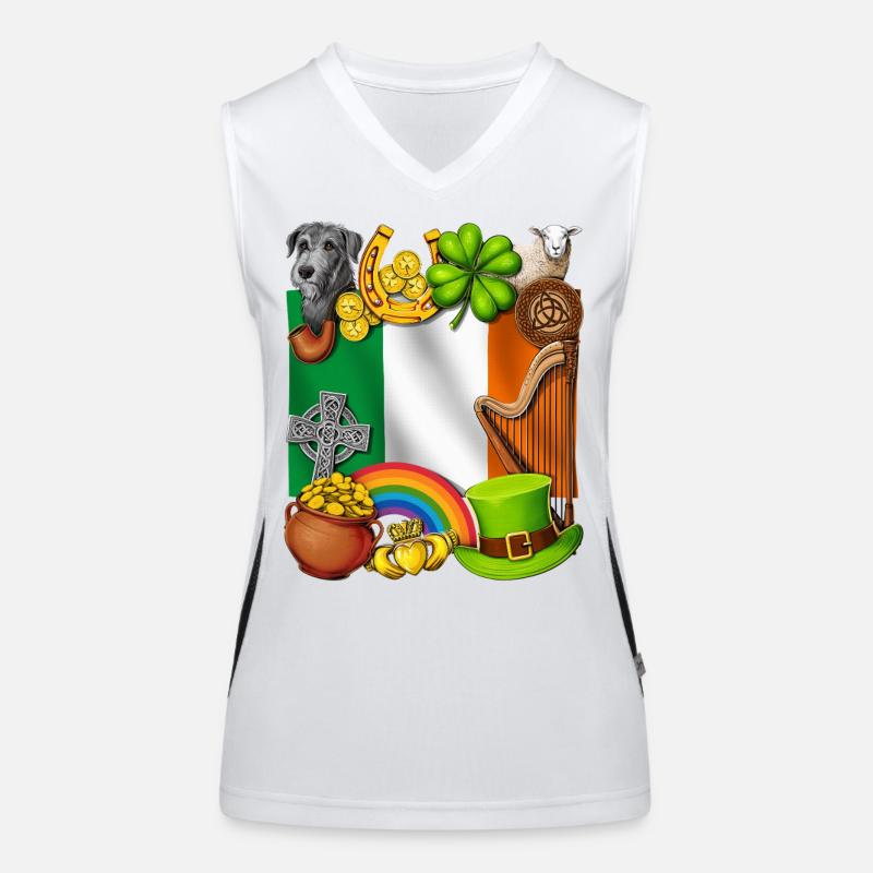 Irish Heritage Women's Functional Contrast Tank Top