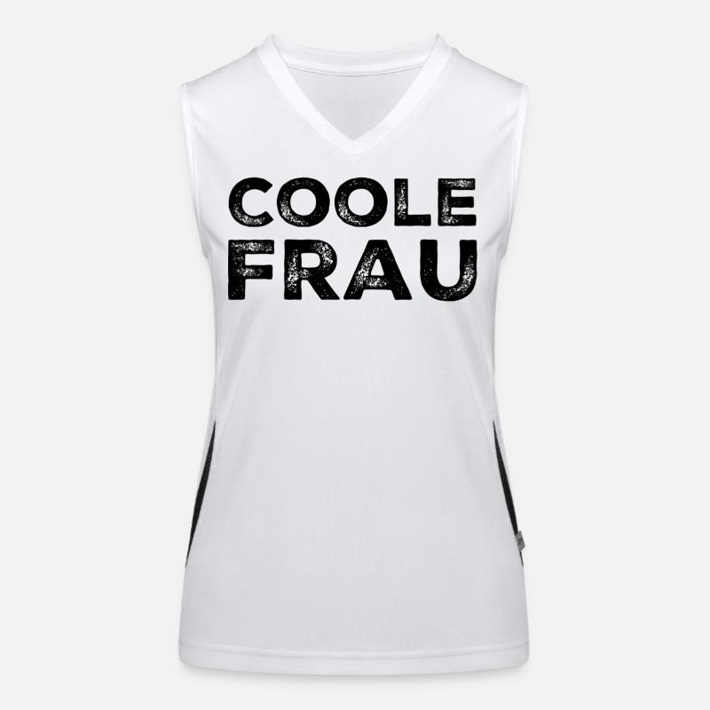 Coole Frau Funktionelles Kontrast-Tank Top für Frauen