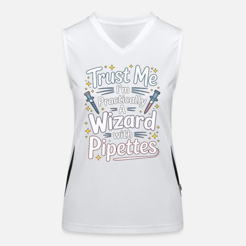 Lab Technician Trust Me I'm Medical Technologist Funktionelles Kontrast-Tank Top für Frauen