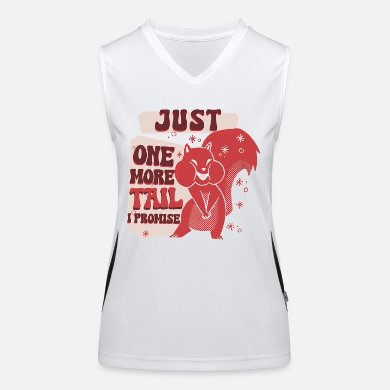 Eichhörnchenjäger Baumratte Funktionelles Kontrast-Tank Top für Frauen