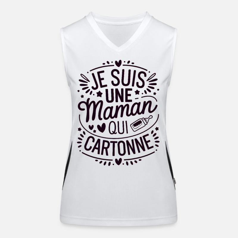 Ich bin eine erfolgreiche Mutter Funktionelles Kontrast-Tank Top für Frauen