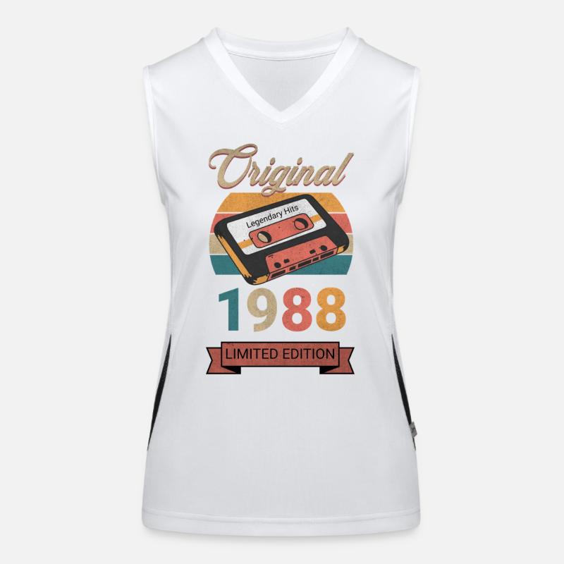 Original 1988 Limited Edition Geburtstag Geschenk Funktionelles Kontrast-Tank Top für Frauen