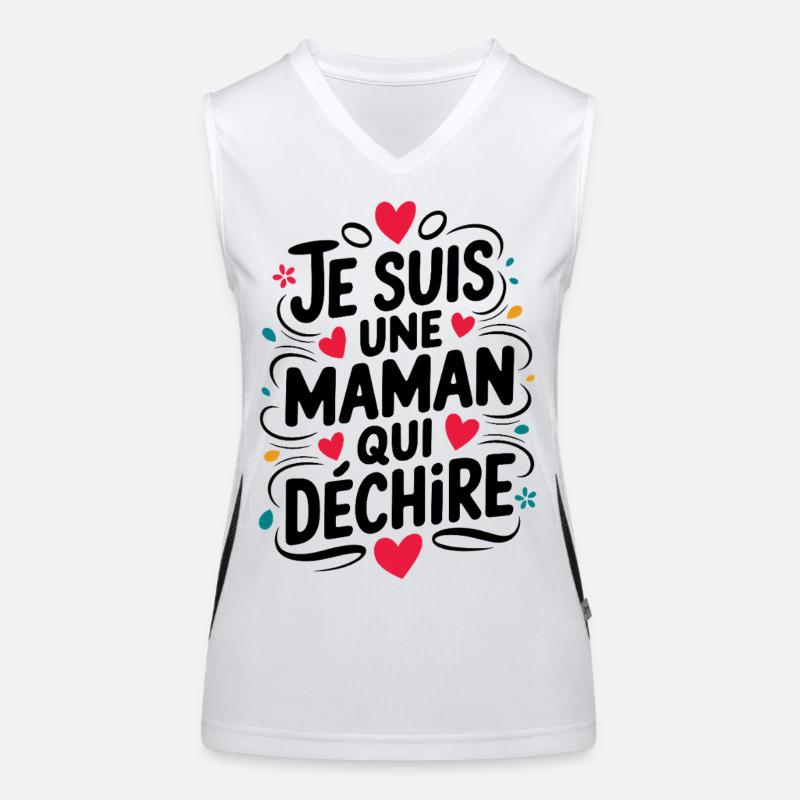 Ich bin eine Killer-Mutter Funktionelles Kontrast-Tank Top für Frauen