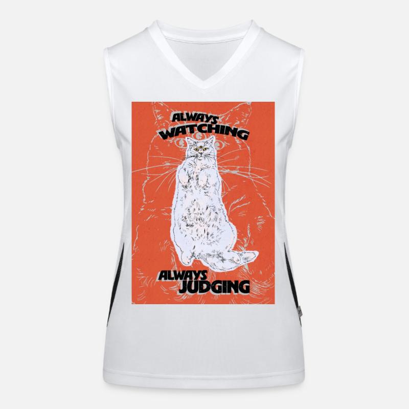 ALWAYS WATCHING, ALWAYS JUDGING Women's Functional Contrast Tank Top