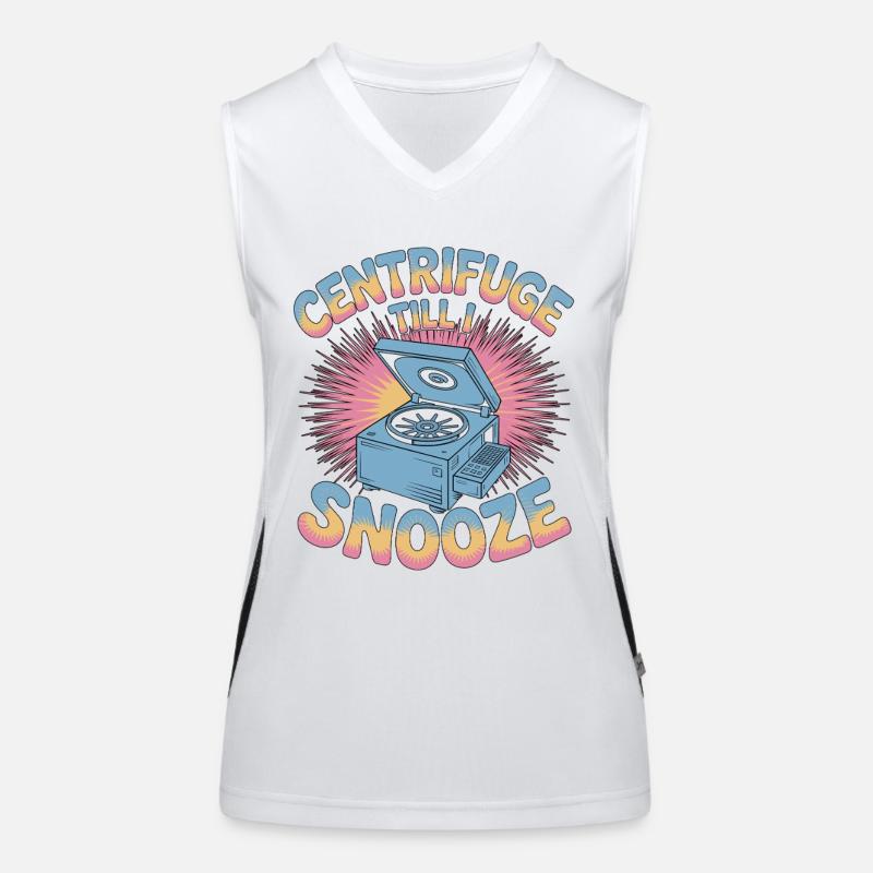 Lab Technician Centrifuge Till I Laboratory Work Funktionelles Kontrast-Tank Top für Frauen