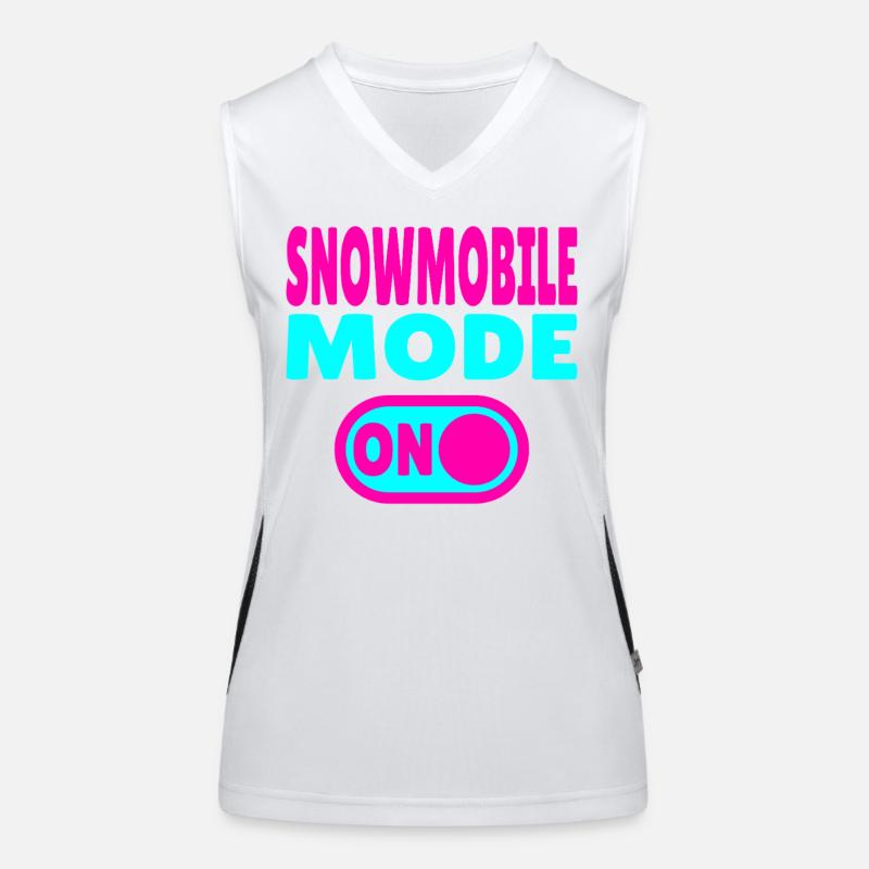 Mode motoneige activé Débardeur respirant contrasté Femme