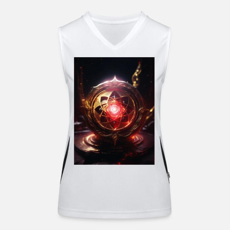 Wurzelchakra – Muladhara: Feuer der Erde Funktionelles Kontrast-Tank Top für Frauen