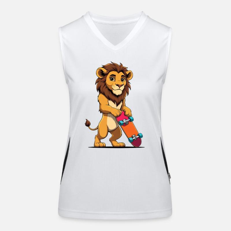 Lionceau Skateboard Power Débardeur respirant contrasté Femme