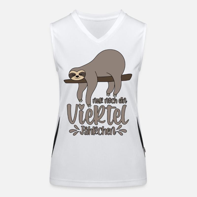 Sloth Sleepyhead Plus qu’un quart d’année Débardeur respirant contrasté Femme