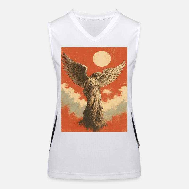 Ange avec Lune Débardeur respirant contrasté Femme