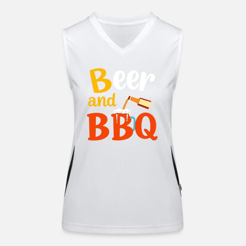 Øl og grill Funktionel kontrast tanktop til damer