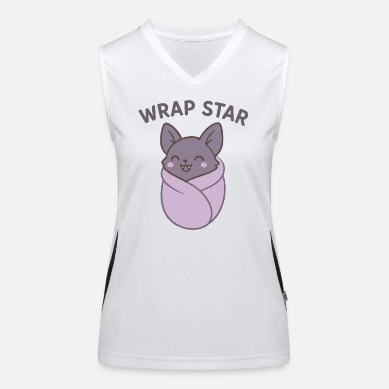 Wrap Star Bat Cozy Wrap Débardeur respirant contrasté Femme