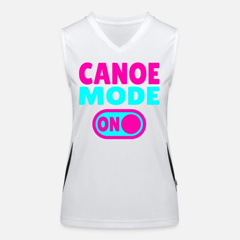 Mode canoë activé Débardeur respirant contrasté Femme