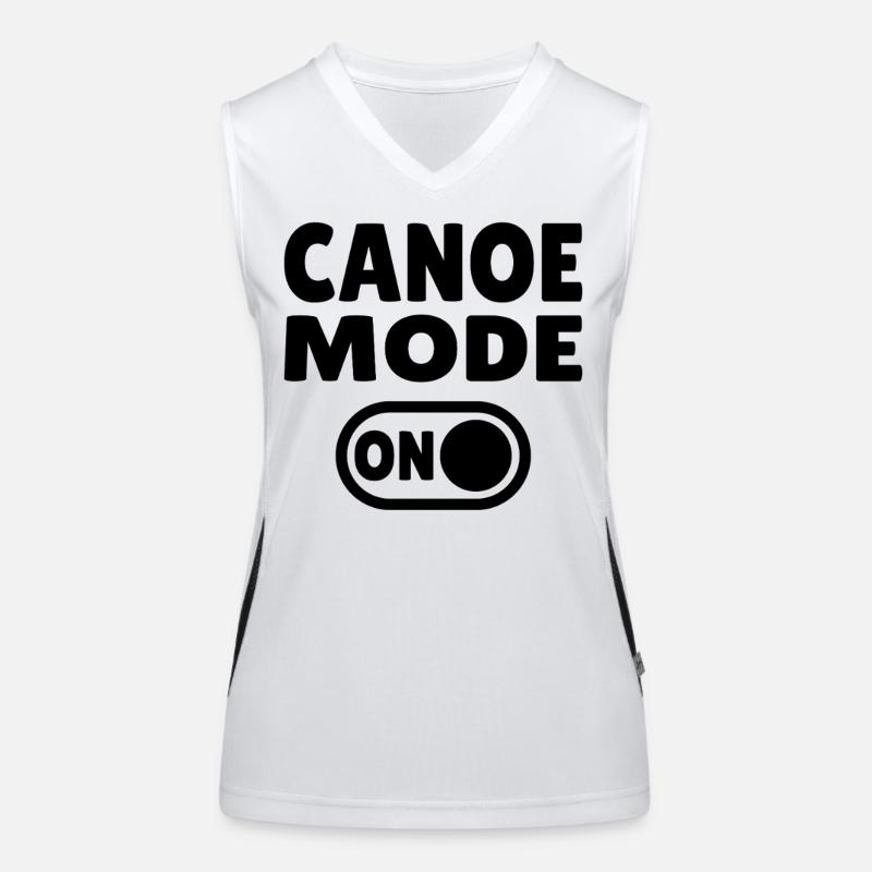 Mode canoë activé Débardeur respirant contrasté Femme